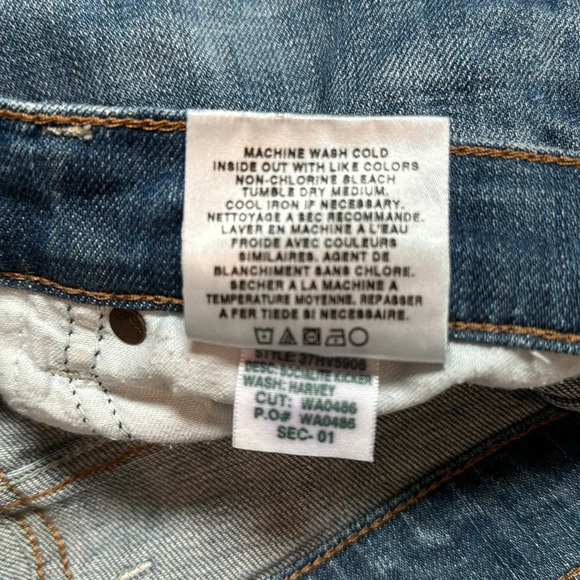 JOE'S JEANS SOCIALITE KICKER STRAIGHT CROPPED JEANS IN HARVEY WASH 28 - Picture 4 of 5